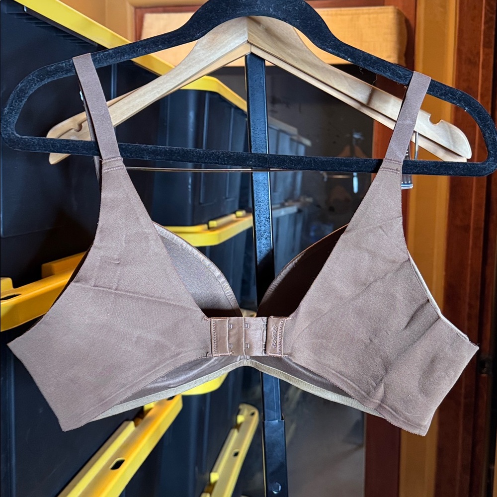 Soma Vanishing Back Wireless T-Shirt Bra Chocolate Brown Size 38B - Picture 4 of 6